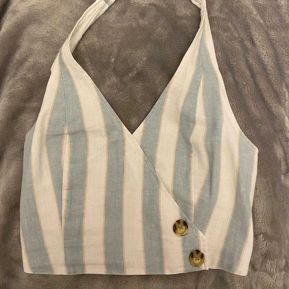 Abercrombie Cropped Halter Top